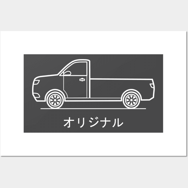 Original Pick up car Wall Art by Zakaria Azis